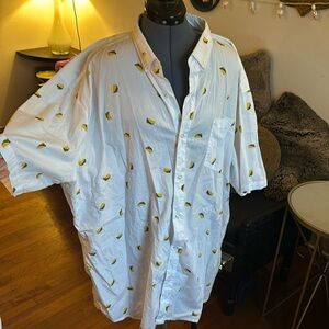 Men’s short sleeve button up casual shirt